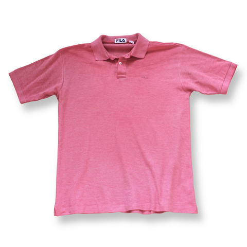 *Fila Vintage Minilogo Polo-Shirt Rose | Size L