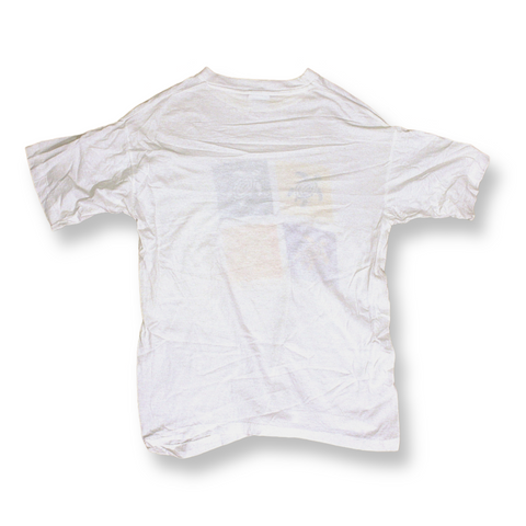 Vintage Unisex Printed T-Shirt White | Size M