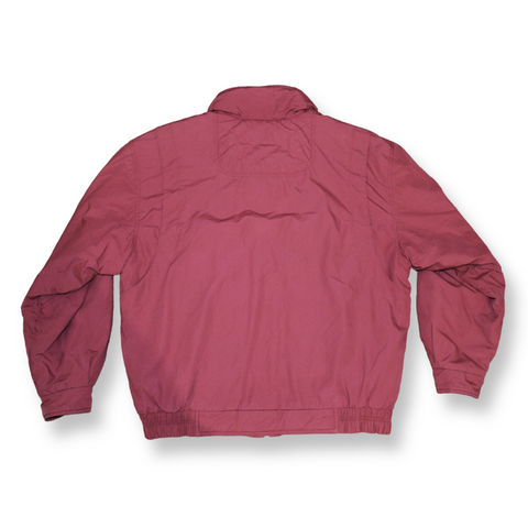 Vintage Bomber Jacket Wine Red | Size M