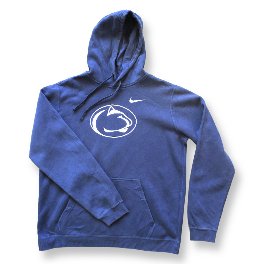 Nike Penn State Nittany Lion Logo Hoodie Dark Blue | Size L