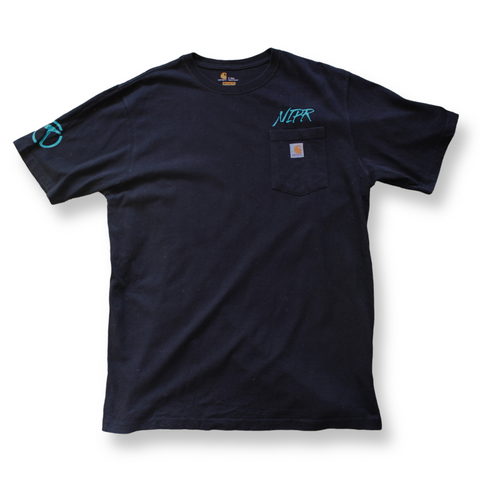 Carhartt NIPR Vintage T-Shirt Black/Turquoise | Size L