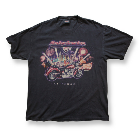 Harley Davidson Cafe Las Vegas Vintage T-Shirt | Size L