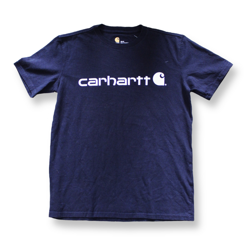 Carhartt Logo T-Shirt Black | Size S